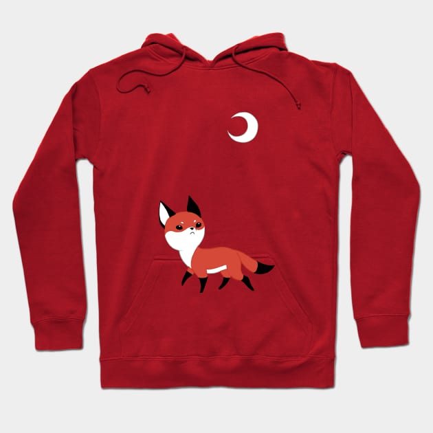 Moon Fox Hoodie by Freeminds